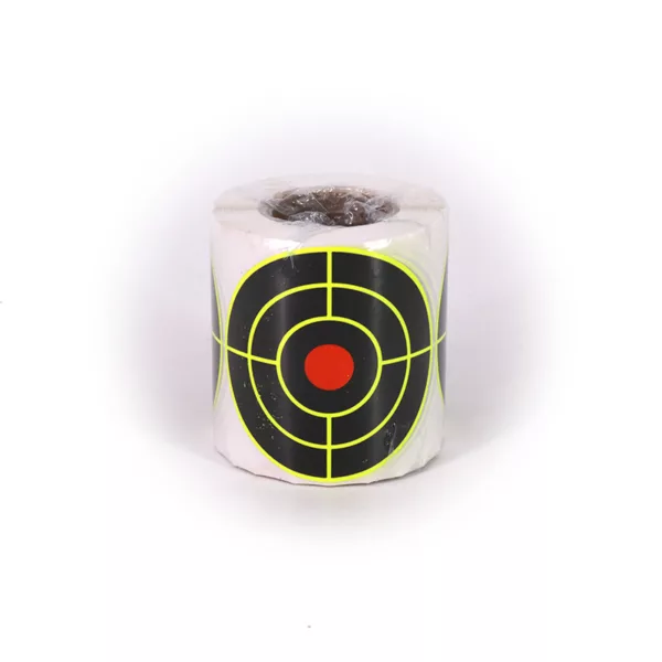 200pcs 3" Splashing Shooting Target Stickers Round Fluorescent Bullseye Target Strong Adhesive Shooting Target Pasters