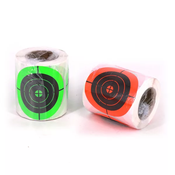 Fluorescent Round Bullseye Target Dots  Adhesive Shooting Target Pasters -200pcs 3" Shooting Target Stickers for Shooting Strong - Image 5