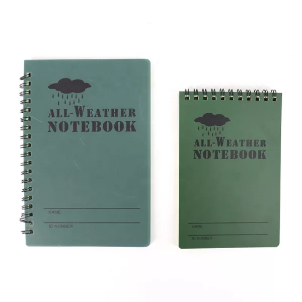 All Weather Pocket Notepad with Cover Steno Pad Memo Book Grid Paper Writing Waterproof Teaproof Notebook - Image 5