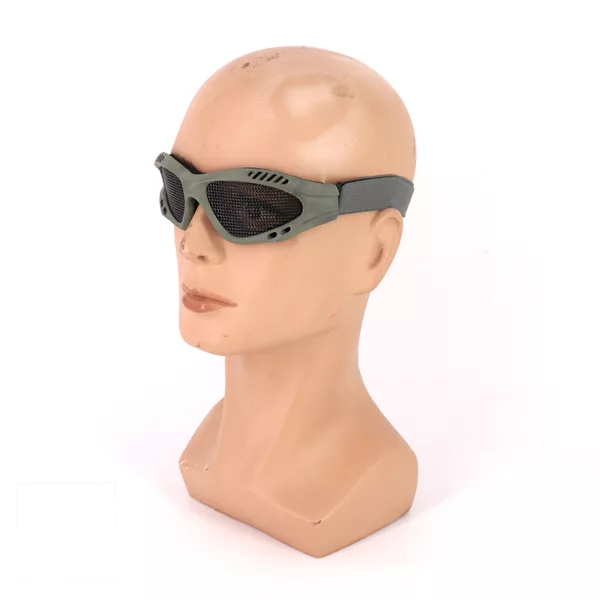 Outdoor Wire Mesh With Adjustable Strap Steel Mesh Tactical Glasses - Image 6