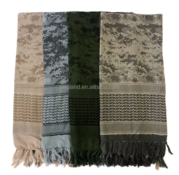 Digital Camouflage Shemagh Tactical Desert Scarves scarf - Image 6