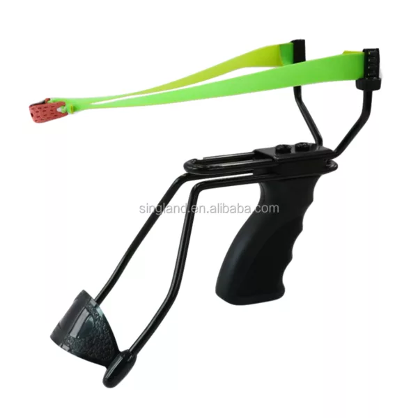 Deluxe Adjustable Slingshot with Wrist Support for Outdoor Hunting Slingshot with Flat Rubber Band - Image 2