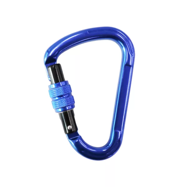 Heavy Duty 25KN Screwgate Locking Carabiner "D" Shape