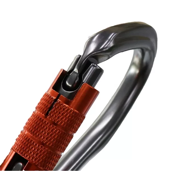 Heavy Duty 23KN Twist Lock  Ear Shape Climbing Carabiner - Image 3