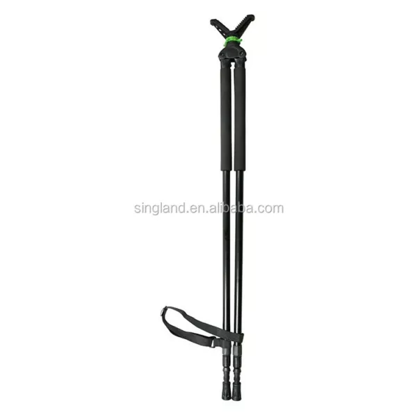 V Shaped Rotating Yoke Bipod Telescopic Shooting Stick Hunting Stick - Image 5