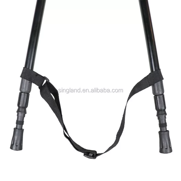 V Shaped Rotating Yoke Bipod Telescopic Shooting Stick Hunting Stick - Image 4