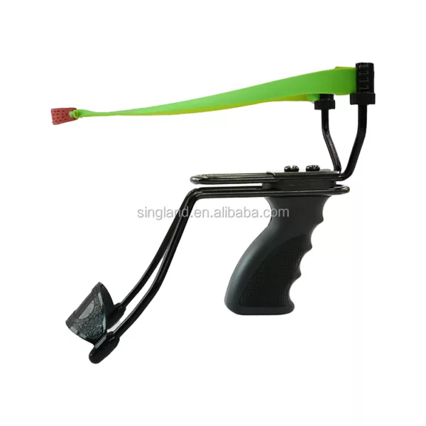 Deluxe Adjustable Slingshot with Wrist Support for Outdoor Hunting Slingshot with Flat Rubber Band - Image 3