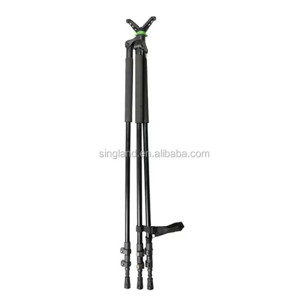 Tripod Telescopic Shooting Stick  Hunting Stick V Shaped Rotating Yoke - Image 4