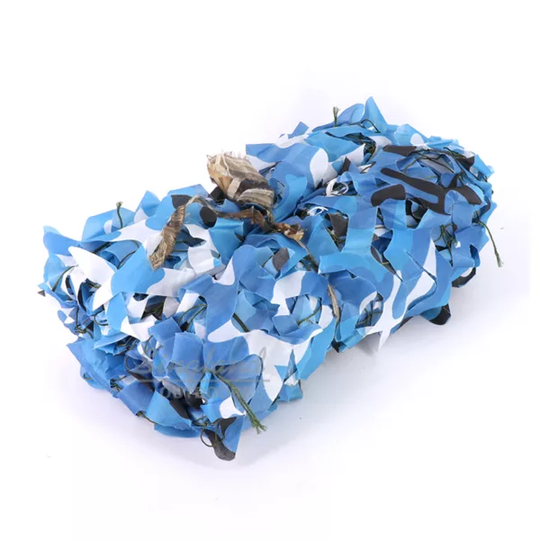 3 x 2 m Outdoor Camping Hunting Camouflage Netting Home Decoration Blind Cover Blue Camo Net - Image 6