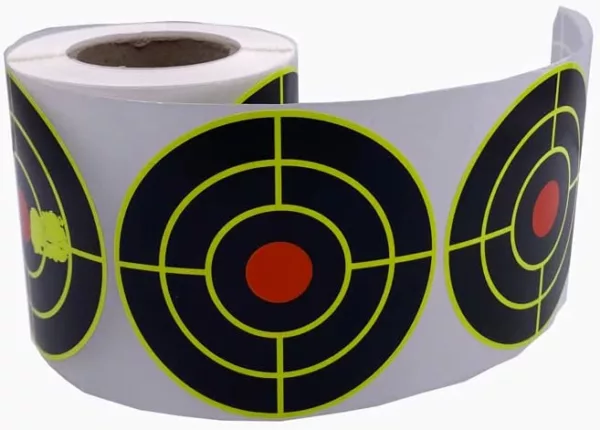 200pcs/Roll 4 inch Splatter Targets, Adhesive Range Shooting Targets for Archery Bow Hunting Practice Training - Image 2