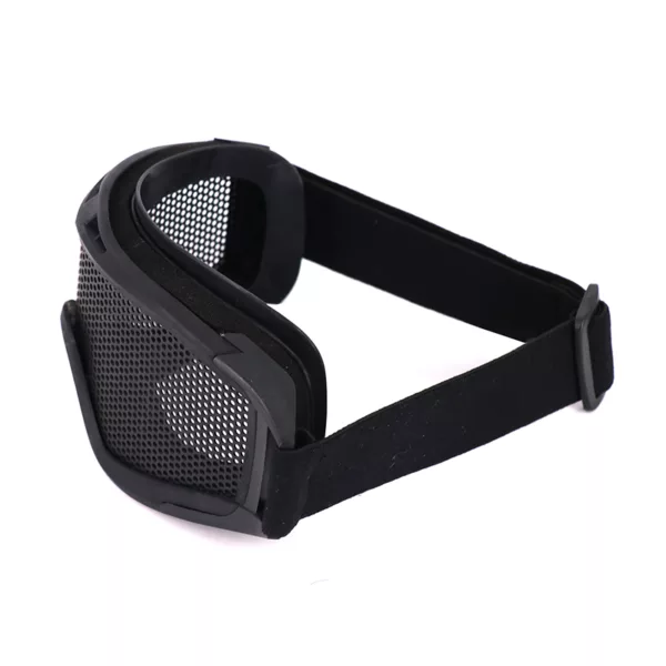 Outdoor Wire Mesh Anti-impact  Tactical Glasses With Adjustable Strap Steel Mesh - Image 3