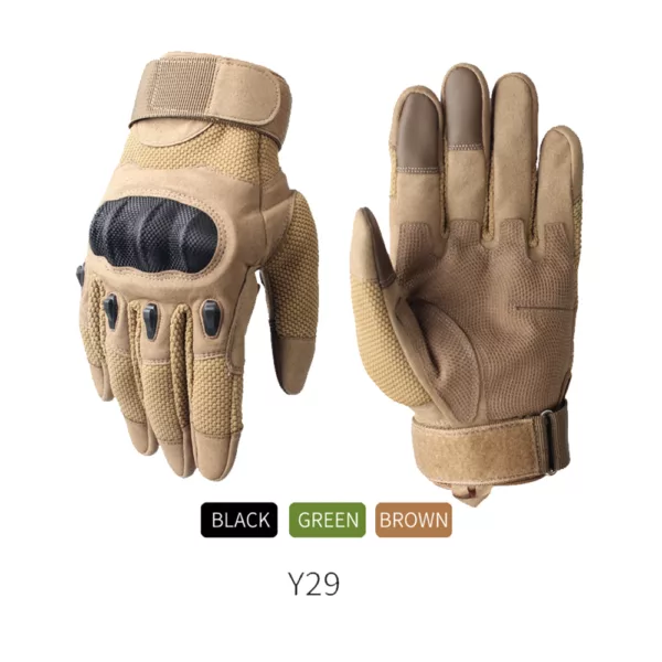 B8-F Stock Hard Knuckle Gloves for Hiking Cycling Climbing Outdoor Camping Sports Touch Screen Gloves - Image 6