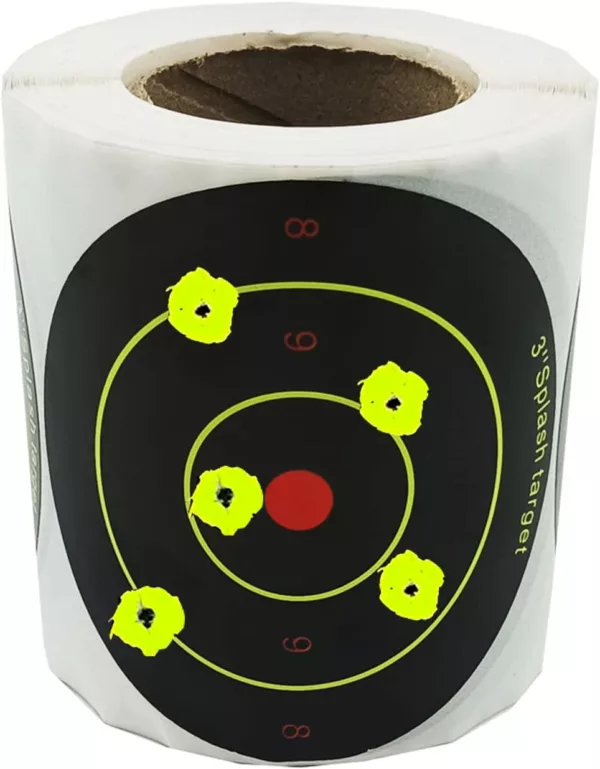 200pcs/Roll 4 inch Splatter Targets, Adhesive Range Shooting Targets for Archery Bow Hunting Practice Training - Image 5