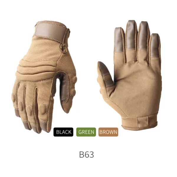 B8-F Stock Hard Knuckle Gloves for Hiking Cycling Climbing Outdoor Camping Sports Touch Screen Gloves - Image 3