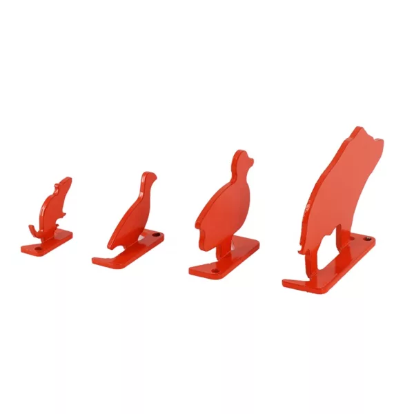 4 pcs Animal Steel Target Sets of Boar  Pigeon Duck and Mouse Animal Silhouette Target Sets - Image 6