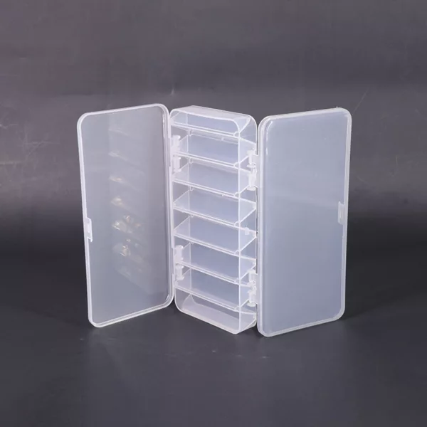 Hot Selling Waterproof Double Sided Visible Hard Fishing Tackle Container Fishing Lure Box with 14 Compartments - Image 5