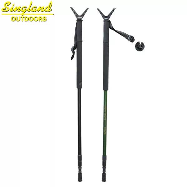 Hunting Accessory V Shaped Rotating Yoke Monopod Telescopic Shooting Stick Hunting Stick - Image 4