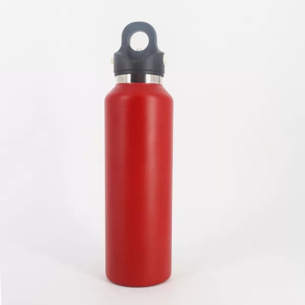 Portable Vacuum Insulated Double-Walled Water Bottle Flask for Cold or Hot Beverag Twist-Free and No-Screw Insulated Flask - Image 2