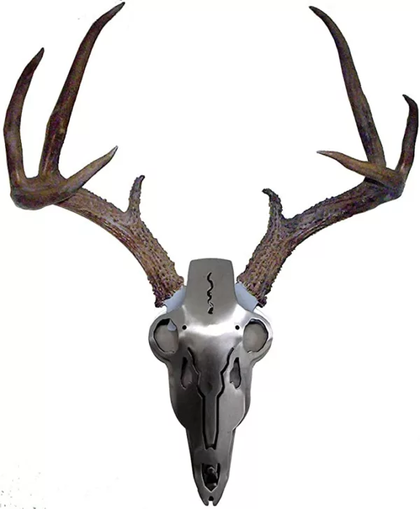 Dead Deer Iron Buck Skull Hanger Deer Skull Hooks Easy Installation for Living Room Bedroom Home Decor Indoor and Outdoor Use - Image 3