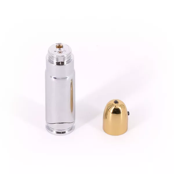 Windproof Refillable Cigarette Lighters Premium Creative Metal Bullet Jet Torch Gas Lighter  With LED Light - Image 3