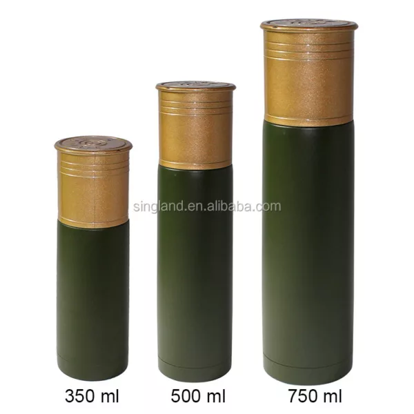 Stainless Steel Vacuum Flasks Shotgun Shell Style Vacuum Bottle Double Wall Insulated Thermos Sports Bottles 500 ml - Image 4