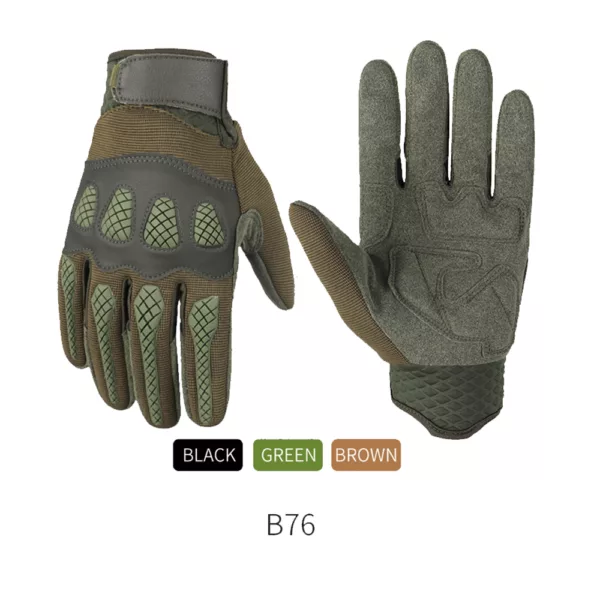 B22-6 Stock Hard Knuckle Gloves for Hiking Cycling Climbing Outdoor Camping Sports Touch Screen Gloves - Image 4