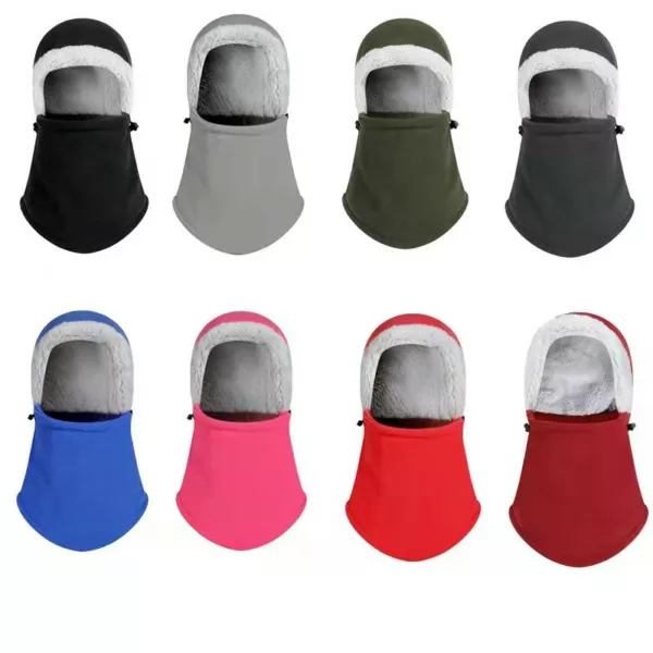 New Arrival Winter Thermal Fleece Hat Ski Neck Warm Cycling Hat Headscarf Hood Bike Windproof Balaclava Face Mask - Image 6