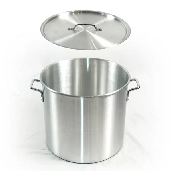 Singland Cooking Home Kitchen Pot 48-Quart All Purpose Aluminum Stockpot with Lid - Image 2