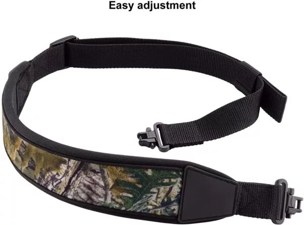 Outdoor Two Point Sling with Swivels, Durable Shoulder Padded Strap, Length Adjuster - Image 4