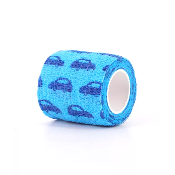 5 cm x 4.5 m Blue Car Camo Self-Clinging Non-Woven Hunting Outdoor Elastic Rolls Camo Tape - Image 2