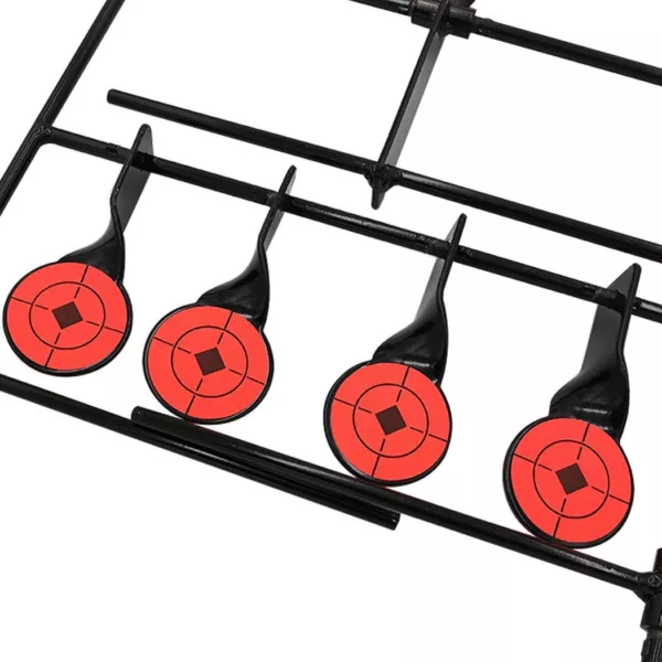 Guide Gear Steel Auto Reset Targets 6+1 target with Portable Design Spots for Outdoor Range - Image 2