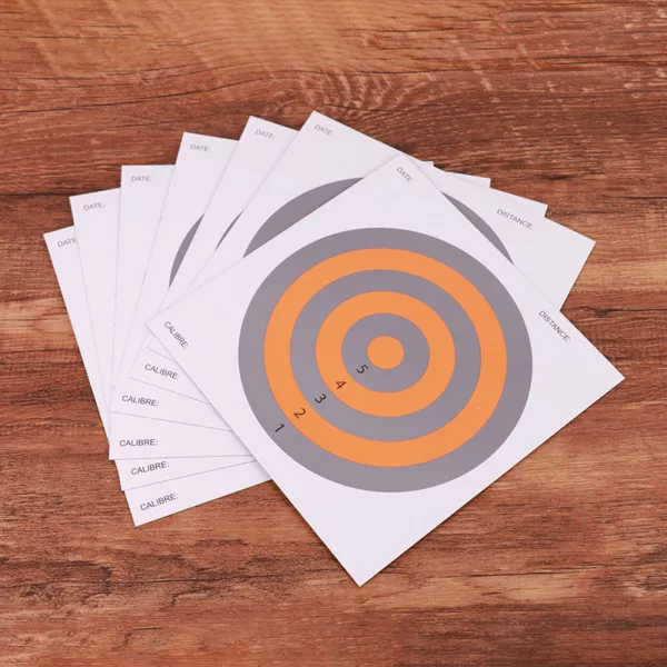 Shooting Colour Circular Paper Targets Non-Adhesive Training Aim Shooting Paper Target 15 cm 20 pcs - Image 5