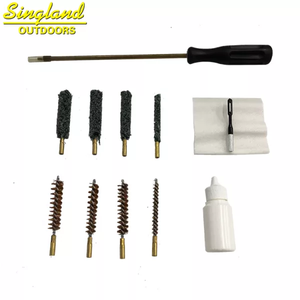 Plastic Case Universal Brushes Set Gun Cleaning Kit with Box  .22, 38, 40/10 mil, & 44/45 caliber - Image 2