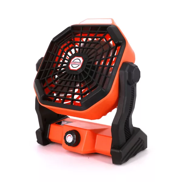 Portable Fan Rechargeable, 8-Inch 10400mAh Battery Operated Powered Fan, Outdoor Camping Fan with LED Lantern and Hook