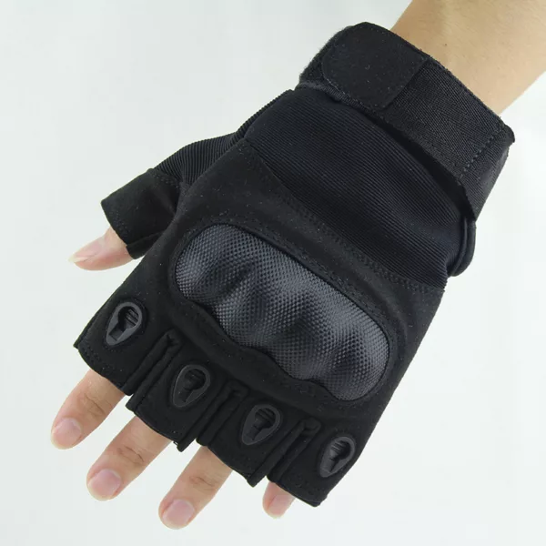 Fingerless Half-Finger Tactical Gloves  Motorcycle Driving Gloves  Riding Gloves - Image 2