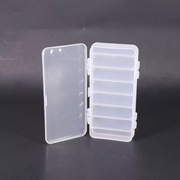 Hot Selling Waterproof Double Sided Visible Hard Fishing Tackle Container Fishing Lure Box with 14 Compartments - Image 6