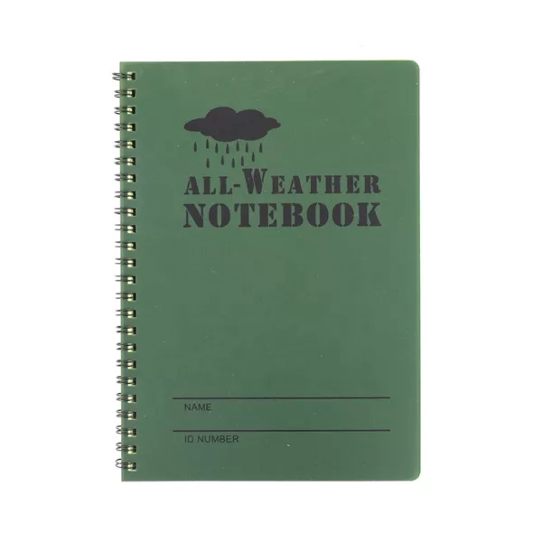 Custom Outdoors Notebook Universal Pattern All Weather Tearproof Waterproof Writing Paper Note Book