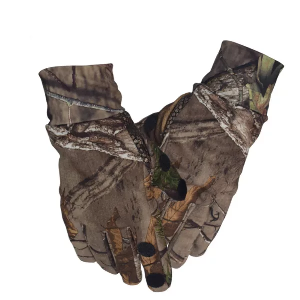 Camouflage Hunting Gloves Full Finger Fingerless Gloves Pro Anti-Slip Camo Glove Archery Accessories Hunting Outdoors