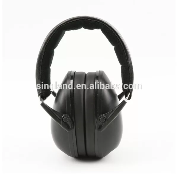 Black Passive Earmuff Tactical Ear Protection NRR 22 dB - Image 3