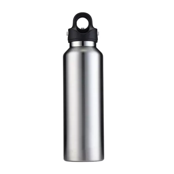 Portable Vacuum Insulated Double-Walled Water Bottle Flask for Cold or Hot Beverag Twist-Free and No-Screw Insulated Flask - Image 3