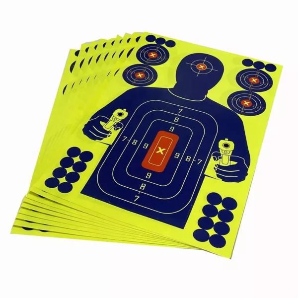 Practice Training Self Adhesive Paper Targets 12" x 18" Shooting Bow and Arrow Splatter Paper Target - Image 6