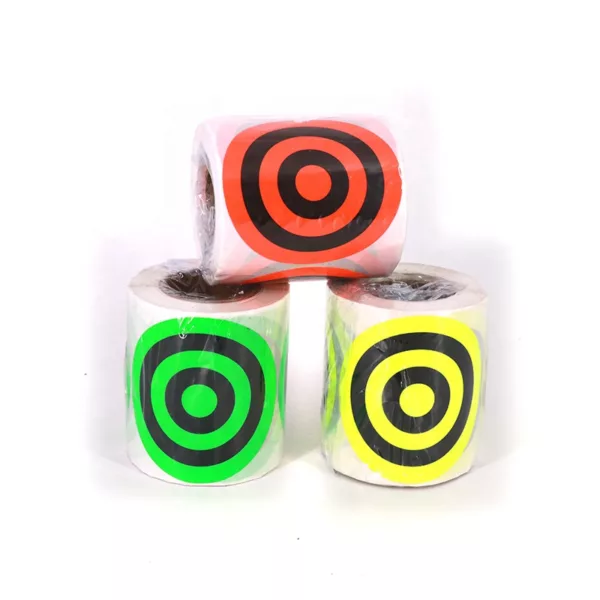 Paper Target Sticker 7.6cm Sticker Target 200pcs Roll Shooting Adhesive Targets - Image 6