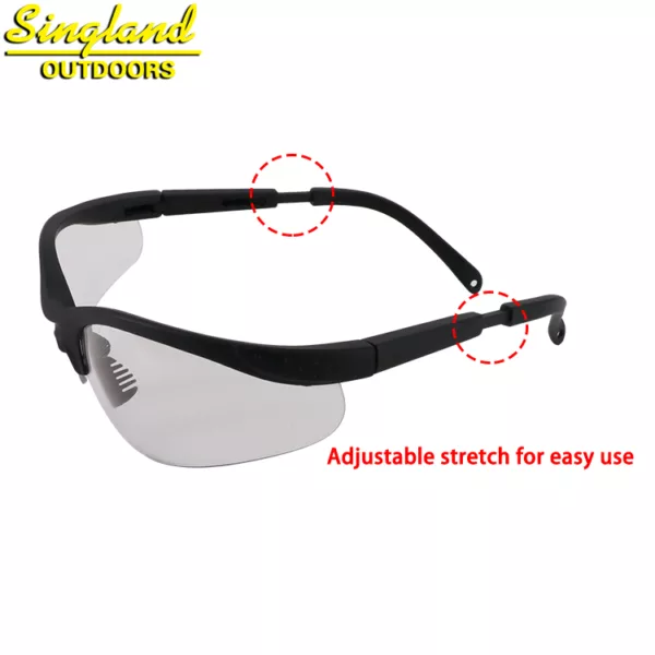 Safety Anti-Fog and Anti-impact Tactical Glasses - Image 2