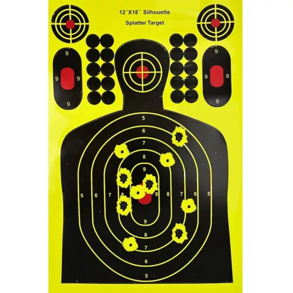 Practice Training Self Adhesive Paper Targets 12" x 18" Shooting Bow and Arrow Splatter Paper Target - Image 3