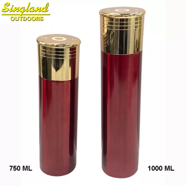 32 oz / 1000 ml 12 Gauge Shot Shell Stainless Steel Vacuum Insulate Flask Thermo Bottle - Image 6