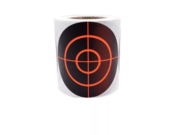 Outdoor Paper Target Sticker 7.6cm 3inch Sticker Target 200pcs Shooting Roll Adhesive Targets - Image 5