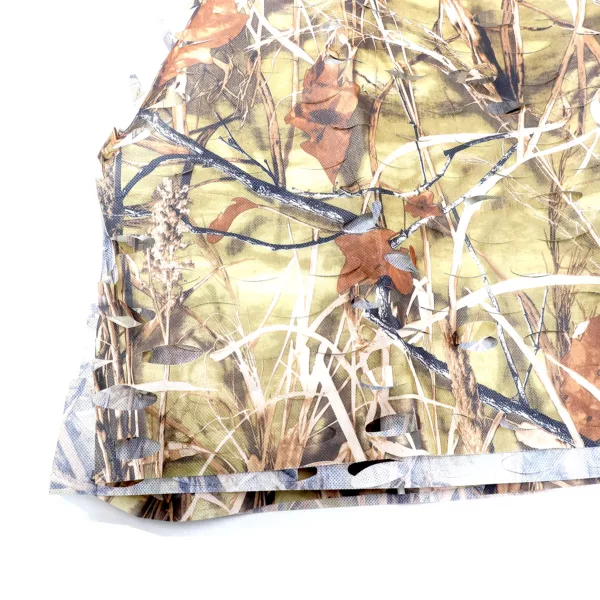 Lightweight Material Quiet Camo Leaf Blind Camouflage Netting 3D Camo Net Hunting Net 56-Inch x 12-Feet - Image 5