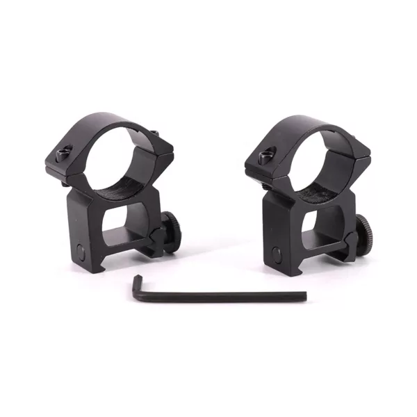 High Quality Tactical Hunting Air Gun Glock Adjustable Picatinny Rails 1" Rings - Medium 1.20" Scope Mount - Image 3