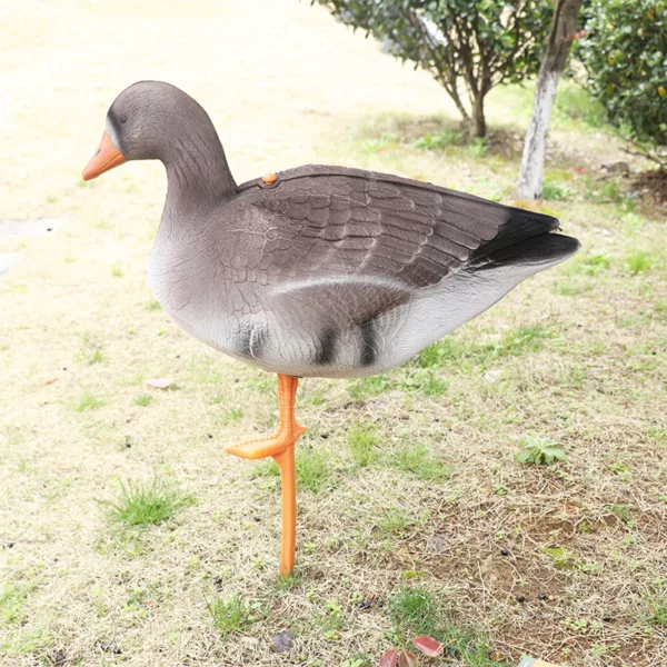 2020 Hot Sell Hunting Equipment Flocking Resting Full-Size   Collapsible 3D Foldable XPE Goose Foam Goose Decoy