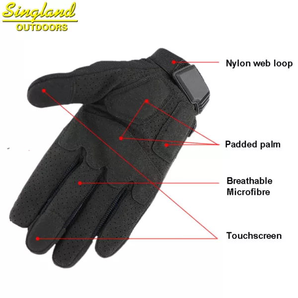 Motorcycle Soft Riding Gloves Driving Gloves Stocked Touch Screen Gloves - Image 3